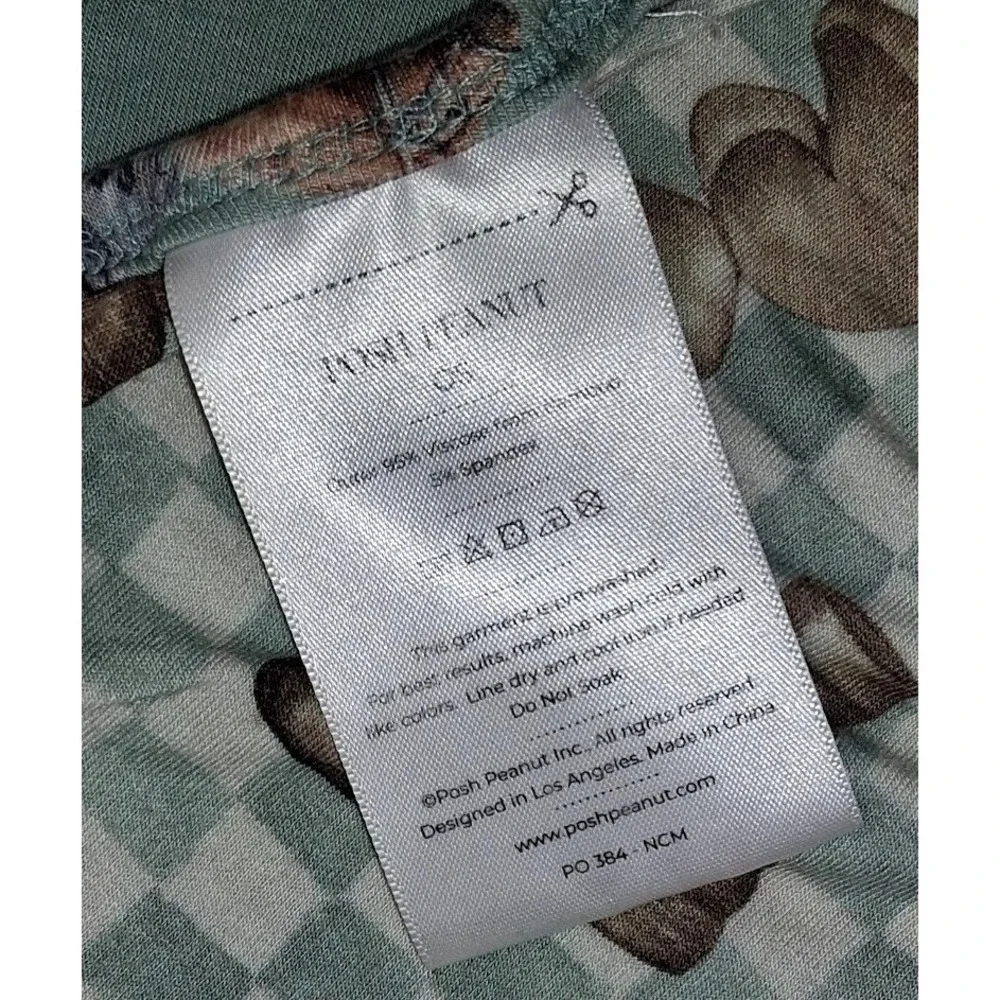 Posh Peanut Wallace Blanket Chess Game Baby Boy Green Soft Bamboo Rayon 40x40